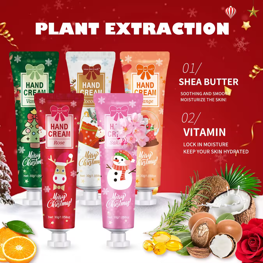 🌸 Miss Factor X™ Hand Cream Christmas Collection